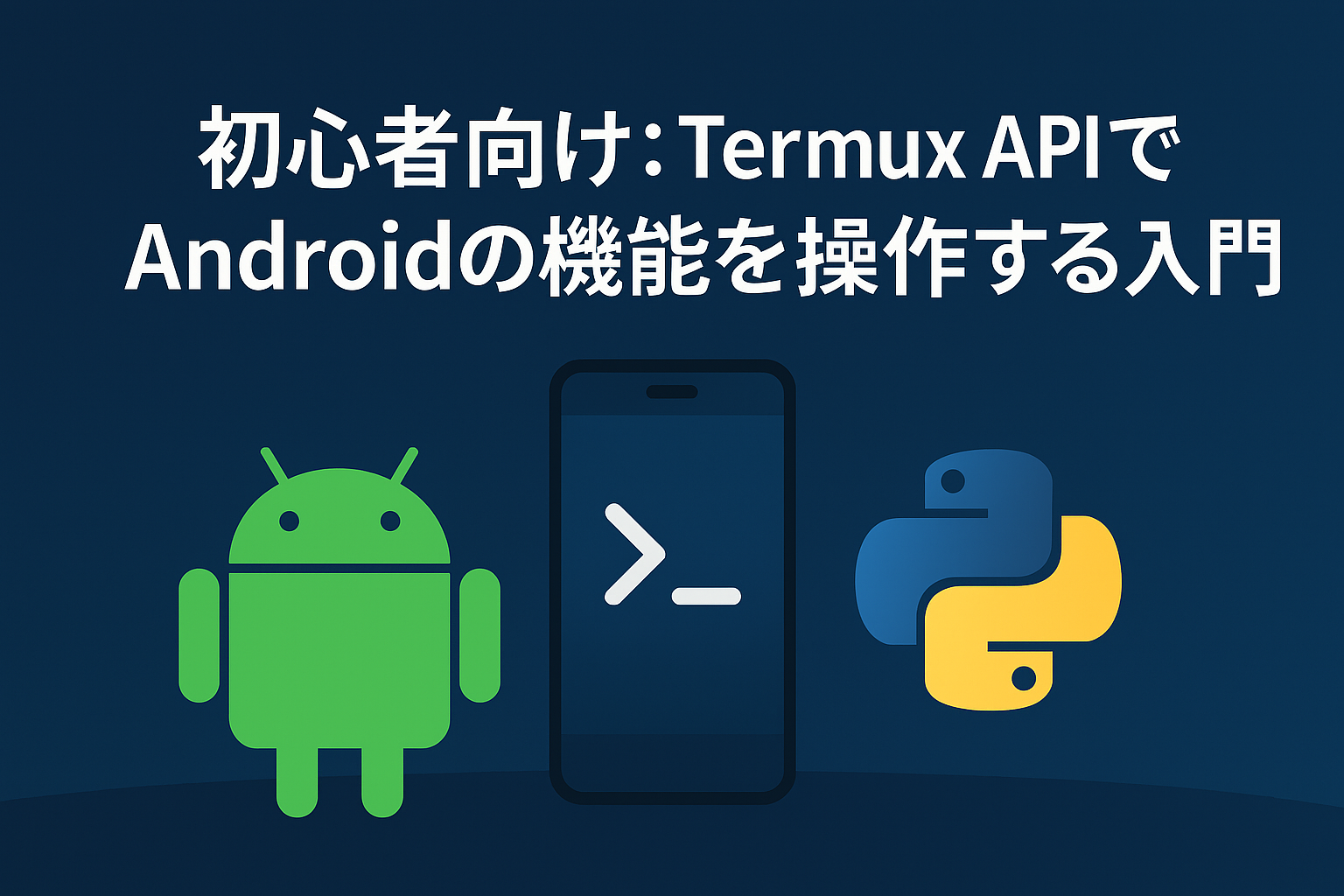 Termux APIでAndroidの機能を操作する入門