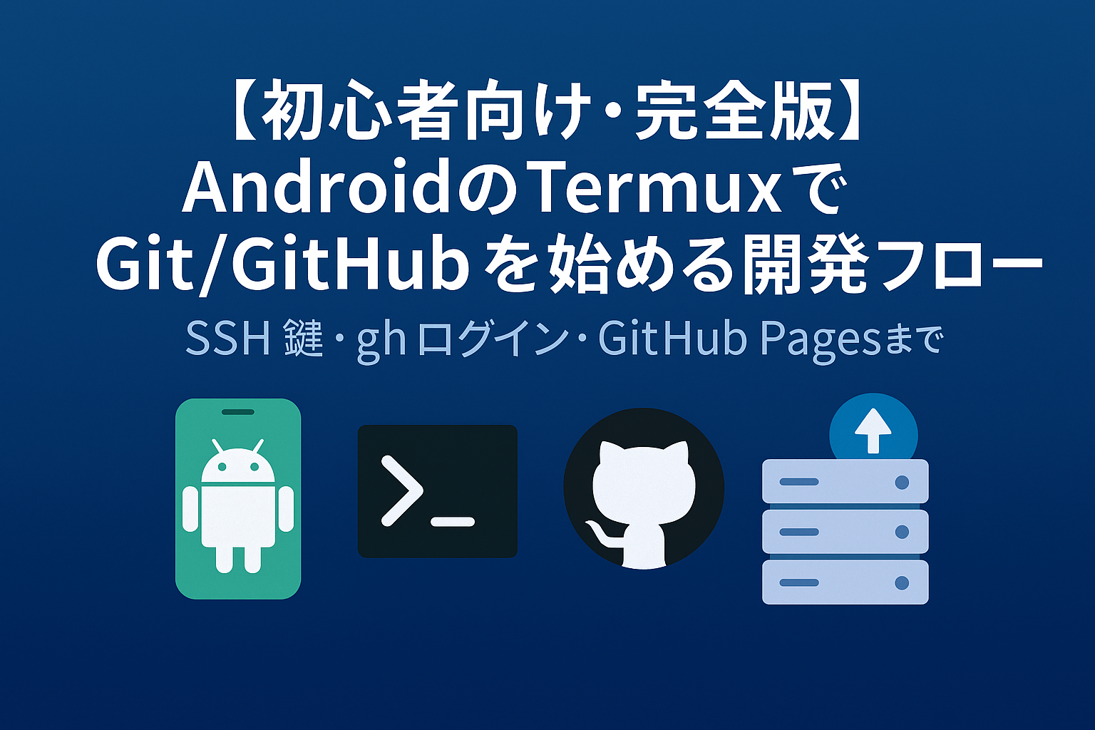 AndroidのTermuxでGit/GitHubを始める開発フロー